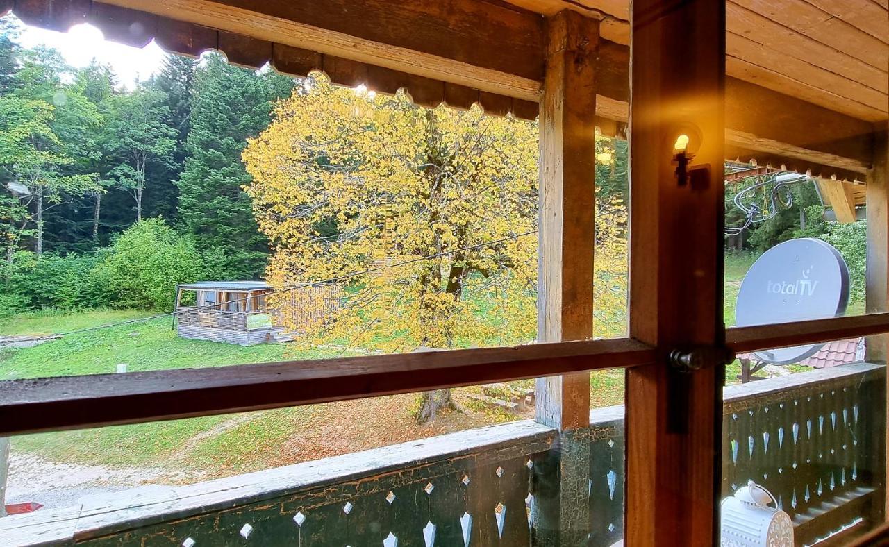 Planinski Dom Na Travni Gori Sodrazica Exteriör bild