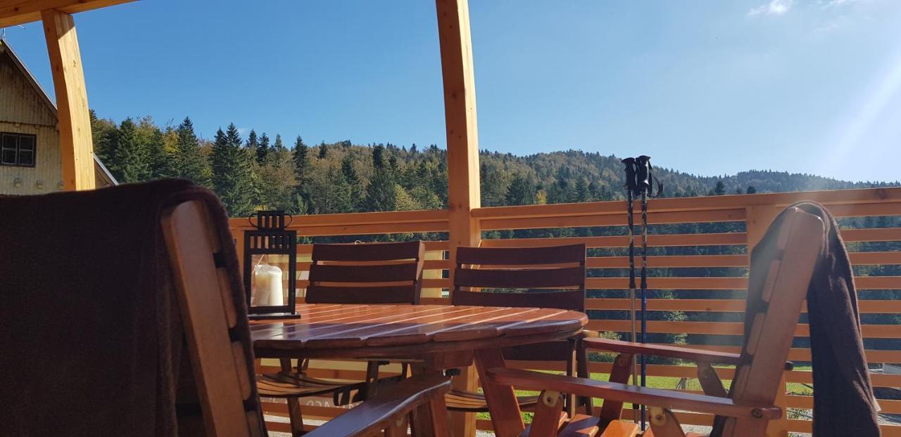 Planinski Dom Na Travni Gori Sodrazica Exteriör bild